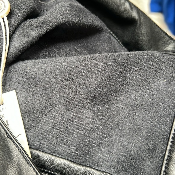 Max Studio Size 14 Black Faux Leather Wide Leg Pants - Picture 8 of 8